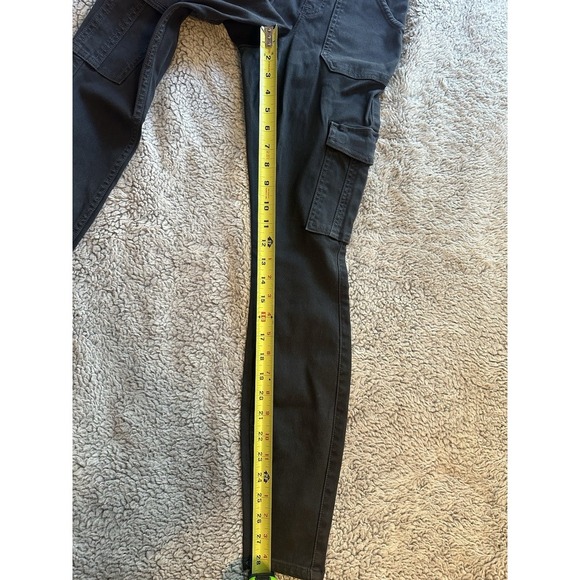 Spanx Cargo Skinny Pants XS Black Stretch Twill High Rise – NWT - Picture 5 of 8